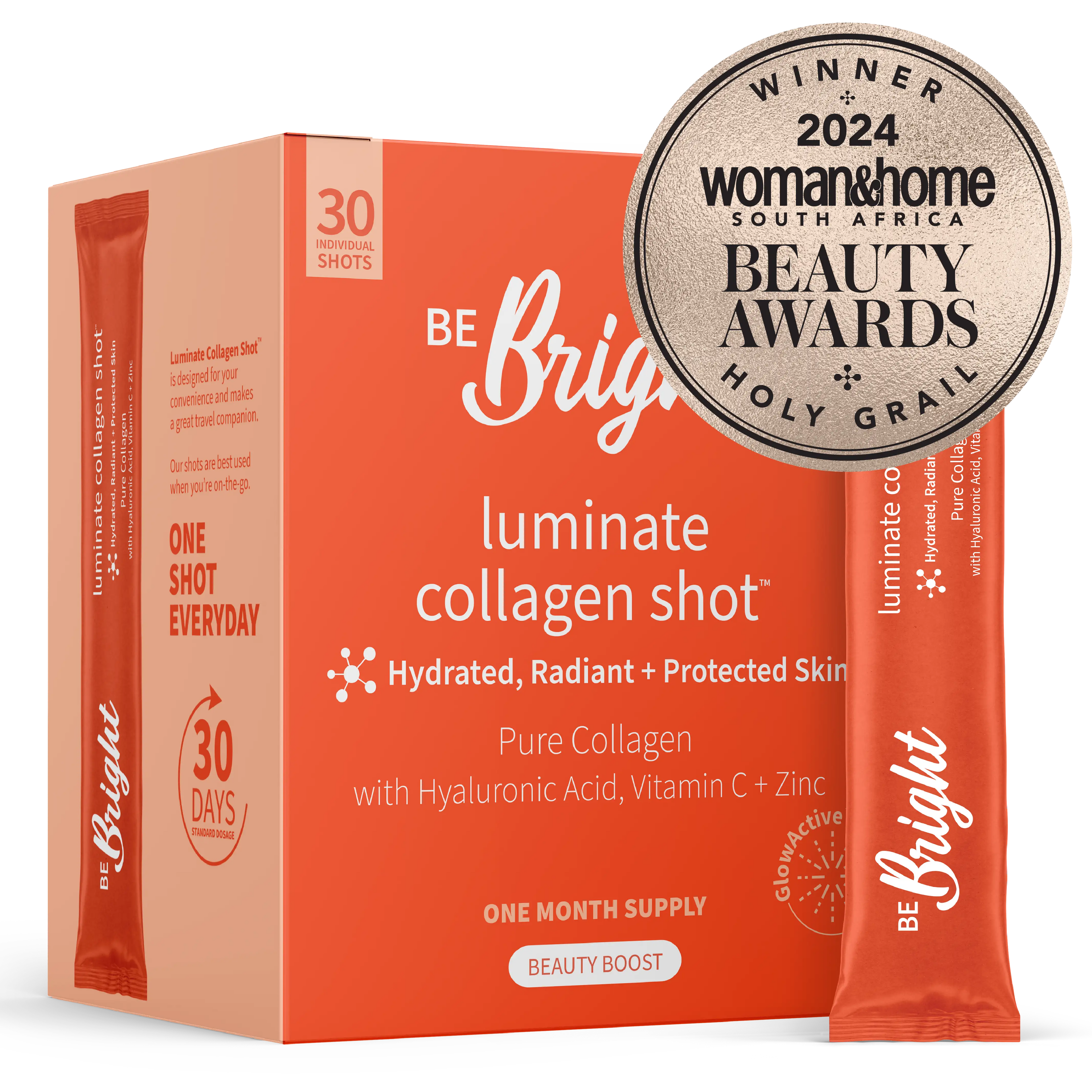 Be Bright Luminate 10g Shot - 30 Day Supply