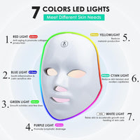 Sunpint Portable 7-Color LED Face Mask